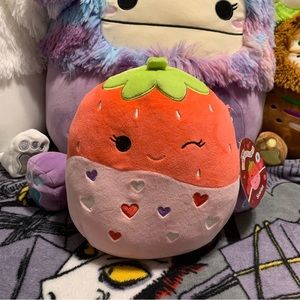 Squishmallows 8” Scarlet The Chocolate Dipped Strawberry